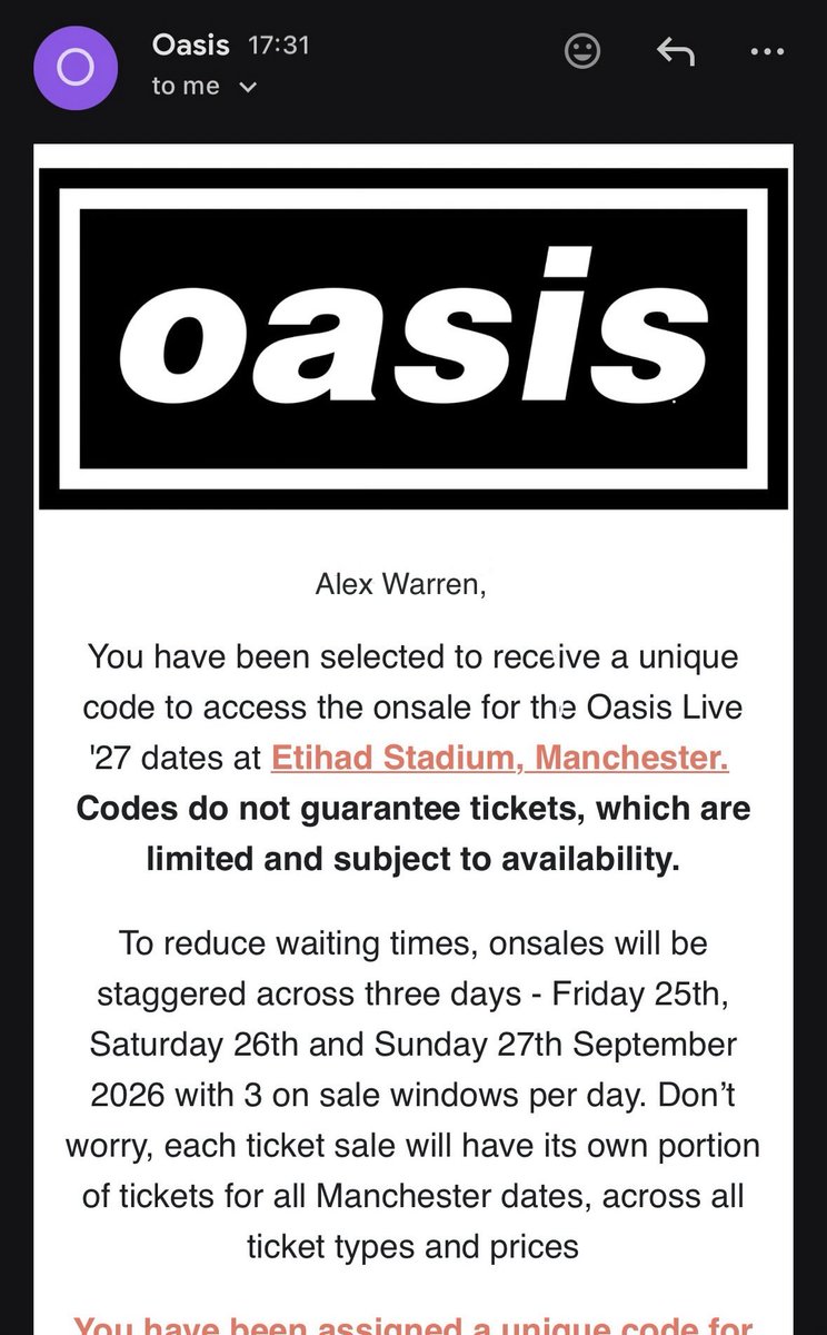 warrenss999's tweet photo. City sent to League 1 but atleast we’ve got Oasis at the Etihad 🇧🇼 https://t.co/ZPzZe0oPKQ
