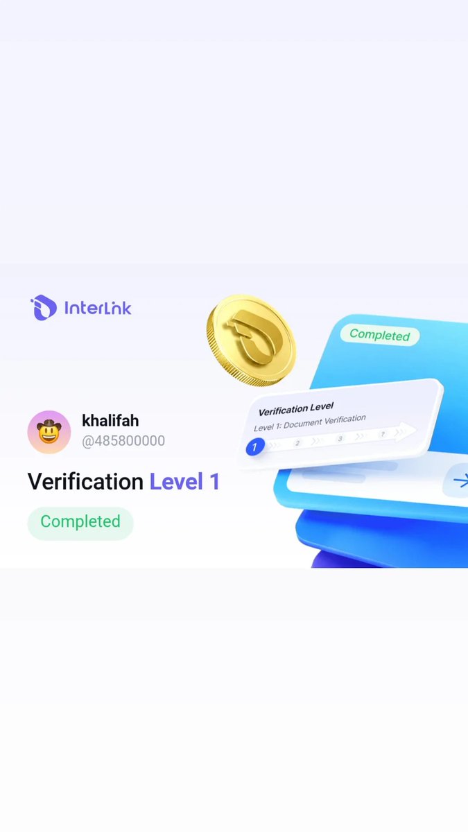 DaudaSufiya's tweet photo. @interlinklabusa Please help me with my kyc status level 1 complete waiting for level 2 and 3 since 05 June 2026 #ITL @interlinklabusa https://t.co/eJMYTomznh
