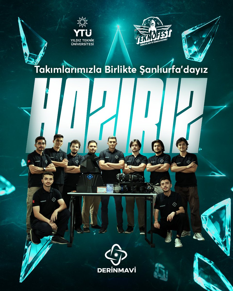 YildizEdu's tweet photo. ✨️ Şampiyon öğrenci takımlarımızla #TEKNOFEST Güneydoğu'dayız! 🚀
📌 Şanlıurfa GAP Havalimanı
Stant: C-4 | 30 Eylül - 4 Ekim
#YTU #TürkiyeninYıldızı https://t.co/jJisufvdoO