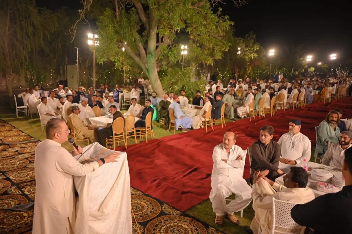 RazaqGadehi's tweet photo. Senior Minister @sharjeelinam hosted a dinner at Rawal House, Rahuki, and met with residents and representatives from across PS-61 to hear their concerns. https://t.co/ufnQVUMySy