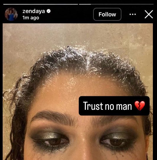 sa10nee's tweet photo. Tom Holland was  pictured on a date night with Sadie Sink holding hands  in London following a little misunderstanding with Zendaya. Shortly after, Zendaya  posted a photo of herself with the caption, “Never trust no man,” before quickly deleting the post. 👀💔 https://t.co/wUqmPMYsnd