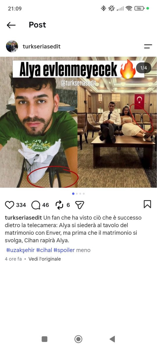 VALE70942077's tweet photo. Hanno girato la scena del matrimonio tra Alya e Enver?😩
(Cihan la porta via✌🏻)
Alya ama Cihan,quindi se stava x sposare Enver nn sarà x amore ma x altri motivi
-protegge i figli?
-protegge Cihan?
Invece d farli mettere subito insieme altri casini
#faraway #UzakŞehir #cihAl https://t.co/AF0m4xXSSD
