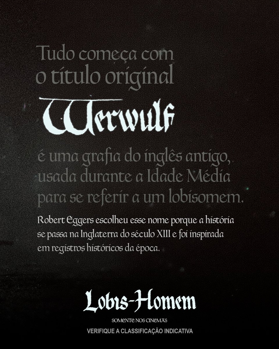 UniversalPicsBr's tweet photo. A adaptação brasileira buscou manter essa mesma ideia: um nome que preserve a atmosfera, o contexto histórico e a identidade da obra, em vez de apenas traduzir literalmente.

#LobisHomemFilme Em breve nos cinemas! https://t.co/Kr8jv9VQXi
