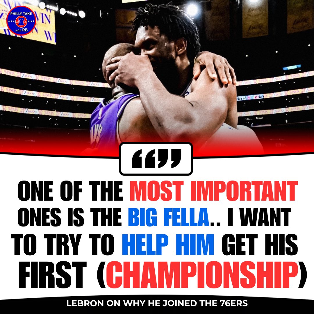 PhillyTakewRB's tweet photo. LeBron’s Decision To Join The Sixers Came Down To This😁🔥

#76ers #Sixers #Philadelphia76ers #NBA #LeBronJames https://t.co/0xZANPkfpJ