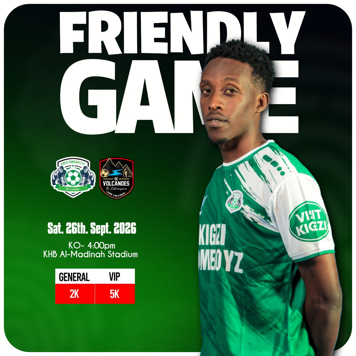 HomeBoyzFC's tweet photo. We'll be back at Al-madinah Stadium to face @scvolcanoes in a friendly tomorrow 🔥 https://t.co/zzmIO4Hg6z