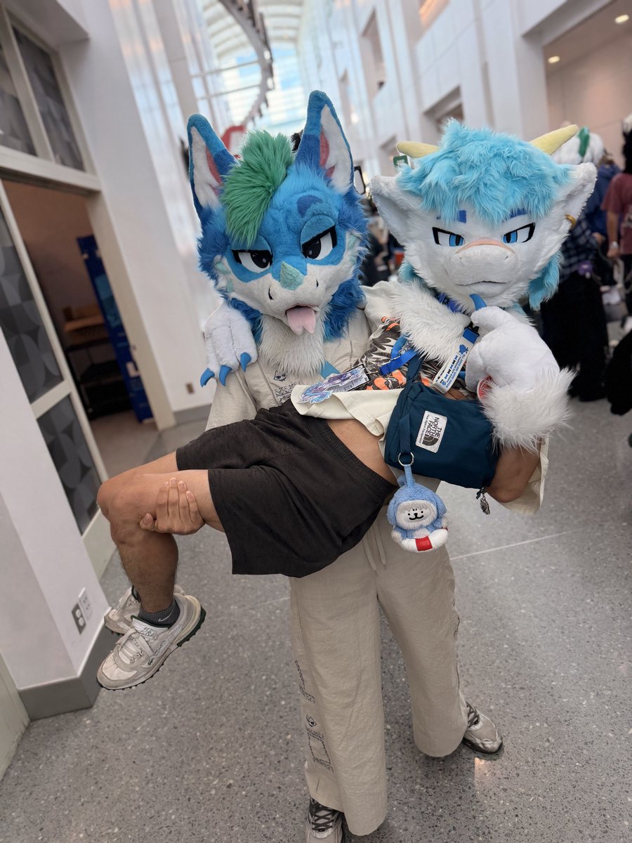 dragnpropaganda's tweet photo. why are there two of them

#FursuitFriday https://t.co/RF2EteacVw
