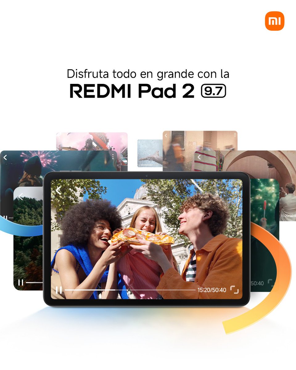 XiaomiColombia's tweet photo. Hazlo todo en grande. ✨ Más pantalla, más batería y más posibilidades con la REDMI Pad 2 9.7.

🔗 https://t.co/CDYvhFIcpp

Encuéntrala en https://t.co/2WuYR5CYdo y Xiaomi Stores.

#REDMIPad297 #XiaomiColombia #XiaomiStores #Xiaomi #Pads https://t.co/JmE5RS38cZ