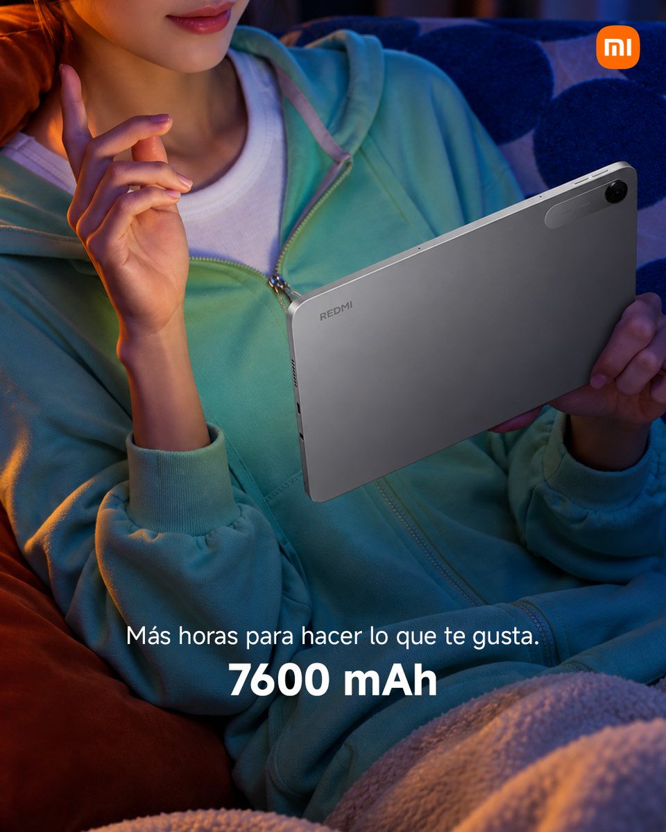 XiaomiColombia's tweet photo. Hazlo todo en grande. ✨ Más pantalla, más batería y más posibilidades con la REDMI Pad 2 9.7.

🔗 https://t.co/CDYvhFIcpp

Encuéntrala en https://t.co/2WuYR5CYdo y Xiaomi Stores.

#REDMIPad297 #XiaomiColombia #XiaomiStores #Xiaomi #Pads https://t.co/JmE5RS38cZ