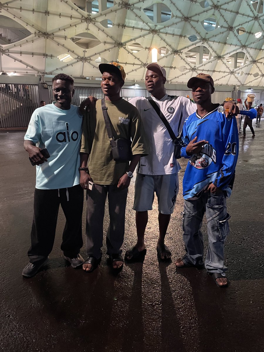 waggydey4you's tweet photo. Met some of my fans outside the stadium today after watching the Nigeria vs Madagascar match. ❤️🇳🇬😂 https://t.co/COBpxn87Kv