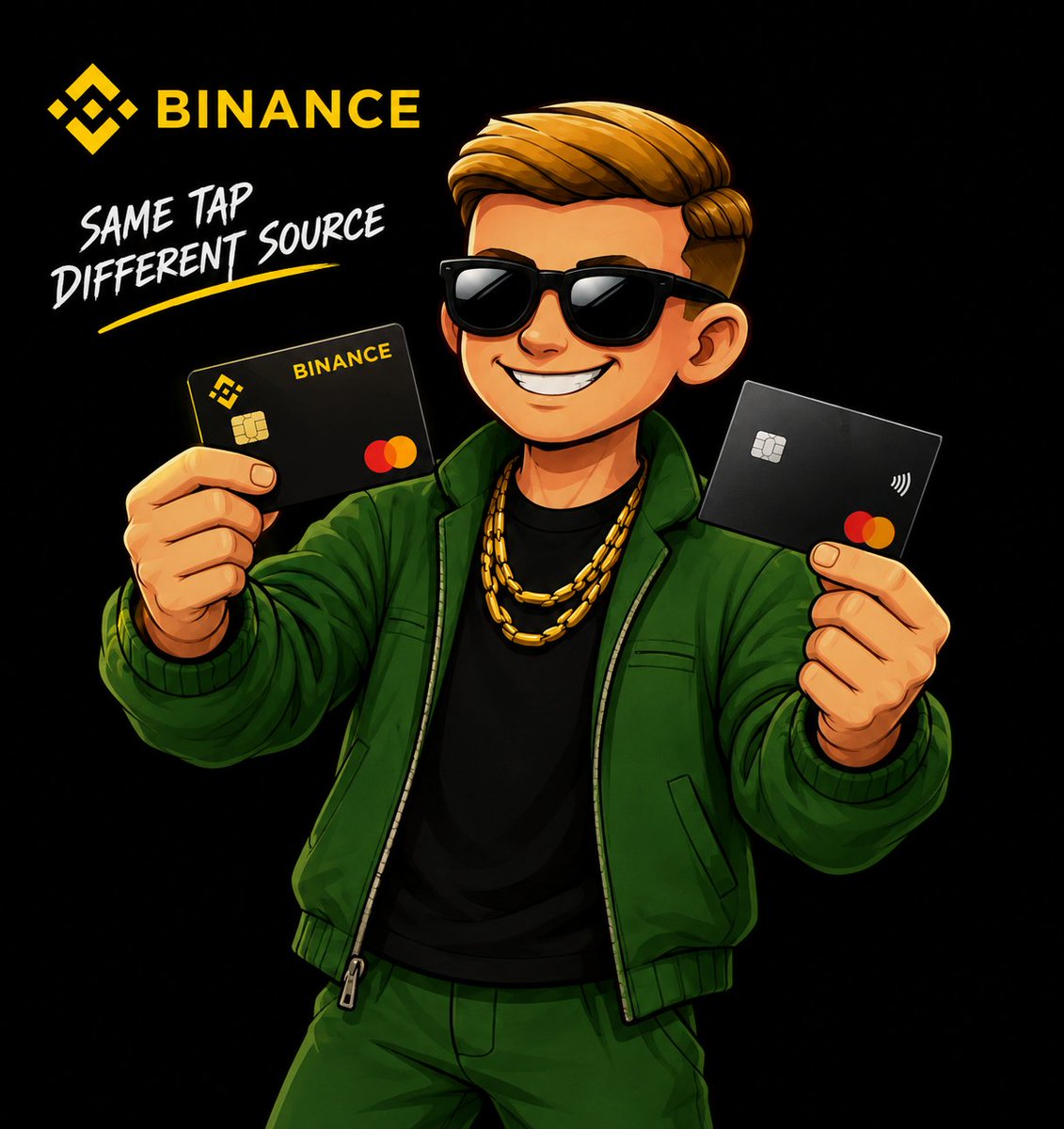 kilolan3's tweet photo. At checkout a crypto card and a regular debit card look exactly the same 🤔

Tap pay walk away nothing on the surface gives it away

But once you look at how Binance Card actually works behind the scenes the differences start showing up 🔍

 standard debit card pulls straight from your bank in fiat that part is familiar 🏦

Binance Card works differently eligible users can spend supported crypto instead

Converting automatically the second you pay 🔄

In supported regions you can even add it to Google Pay for contactless payments same tap you already know 📱

The Global Program covers 90M+ merchants both online and offline 🌐

cashback varies too it depends on eligible spend your region

And the current terms definitely not one size fits all 💰

Honestly the card itself is not what is interesting ✨

it is what is happening underneath

Two cards that look identical at checkout

But one pulls from your bank the other converts crypto in real time

That is the distinction worth understanding way more than which card is better

Always check official Binance info for your region confirm your eligibility

And read the terms before assuming anything applies to you

Educational only not financial advice DYOR

#Binance #BinanceAcademy #LearnWithBinance #BinanceCard