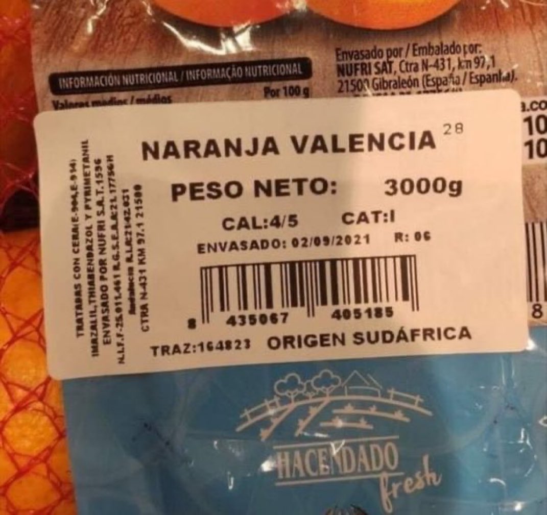 puigfalconer's tweet photo. MERCADONA amb els llauradors valencians!! 
Quina empresa… https://t.co/CUerKKKc5s