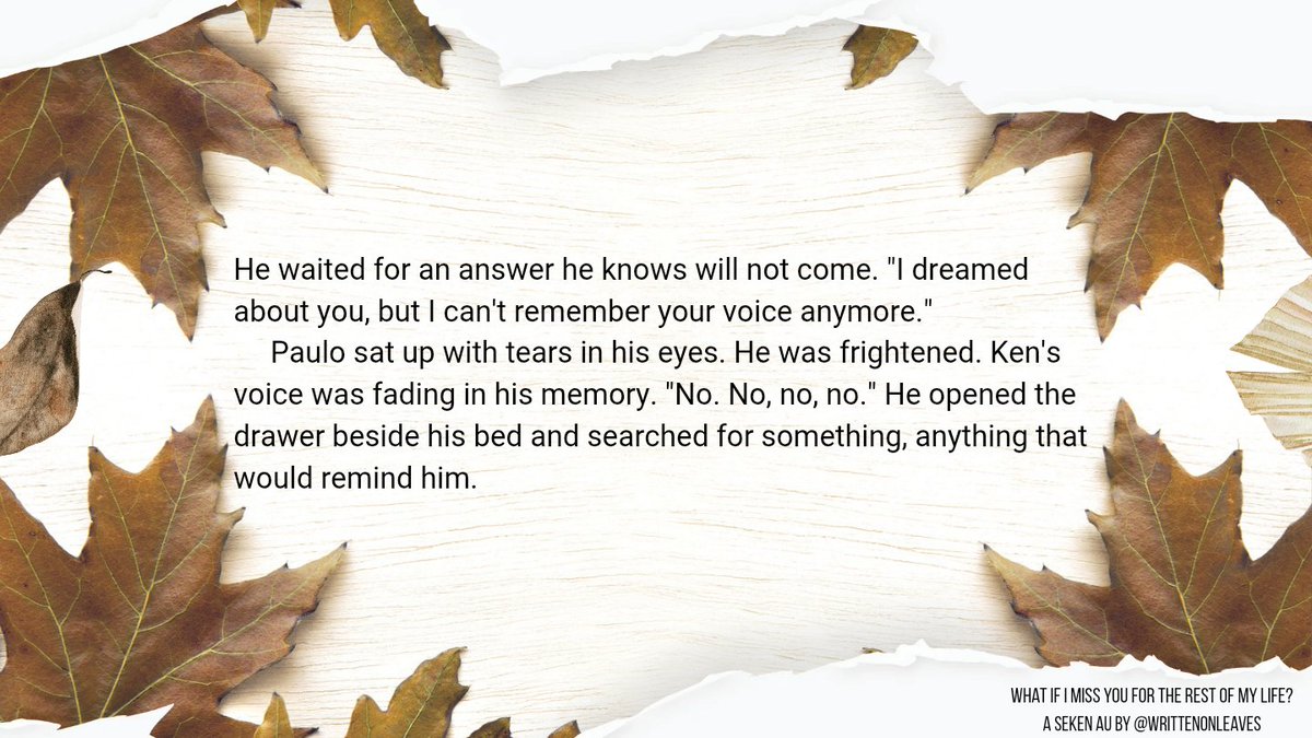 writtenonleaves's tweet photo. "And live on what we were..." https://t.co/AoTpC6FD49
