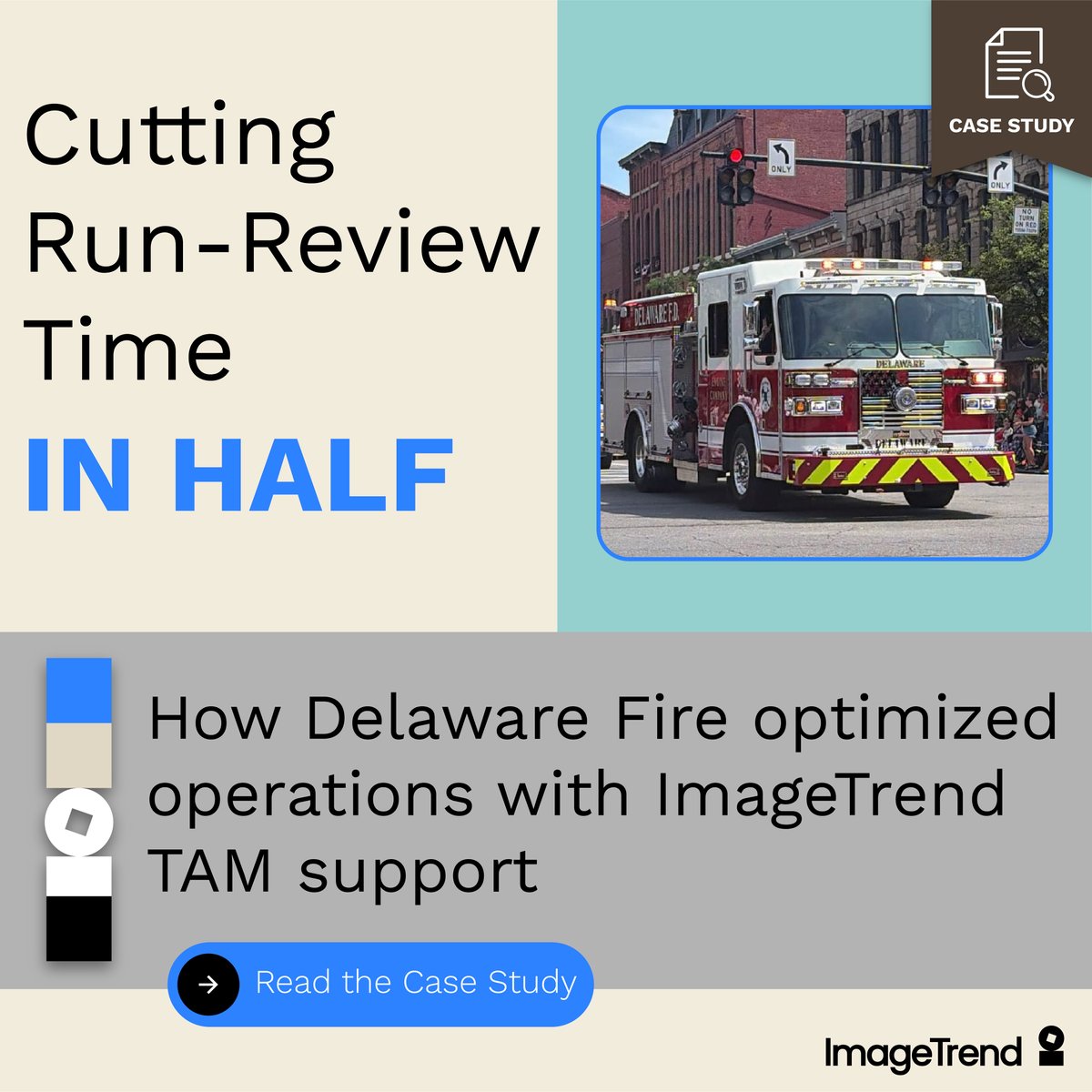 ImageTrend_LLC's tweet photo. Every department has a list of improvements they'd like to make.
The challenge is turning them into reality.
See how City of Delaware Fire optimized workflows, CQI, documentation, and MIH tracking with TAM support.
Read the case study: https://t.co/ywyIyP779G
#FireService #EMS #FirstResponders