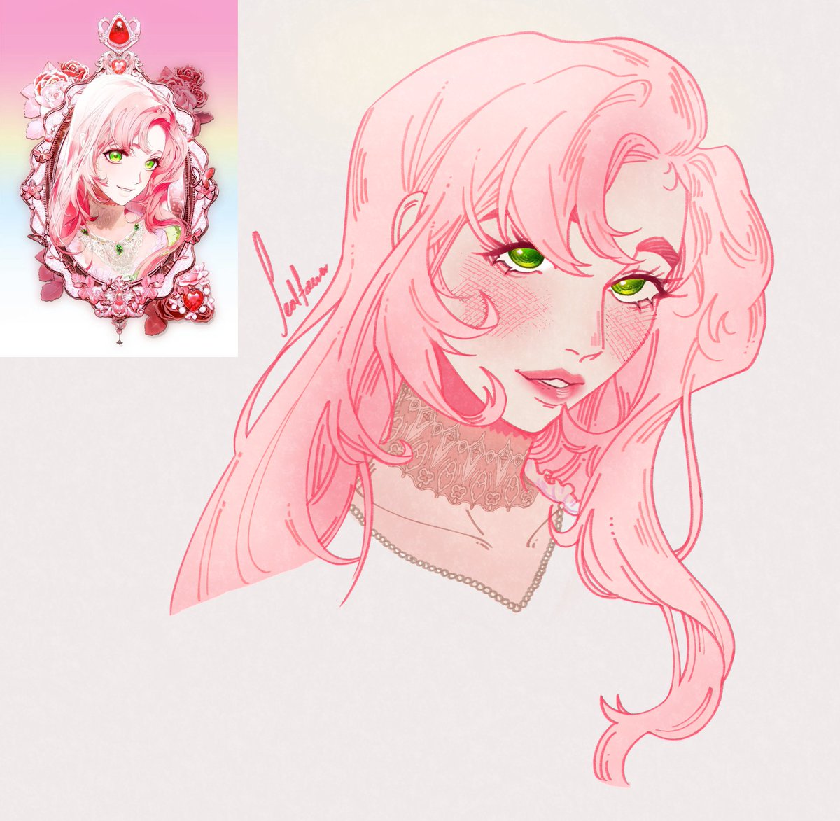 sealfaerer's tweet photo. redraw from last year ✌️ 
#stepmothersmarchen #thefantasieofastepmother #어떤계모님의메르헨 https://t.co/PHwXHdrmGA