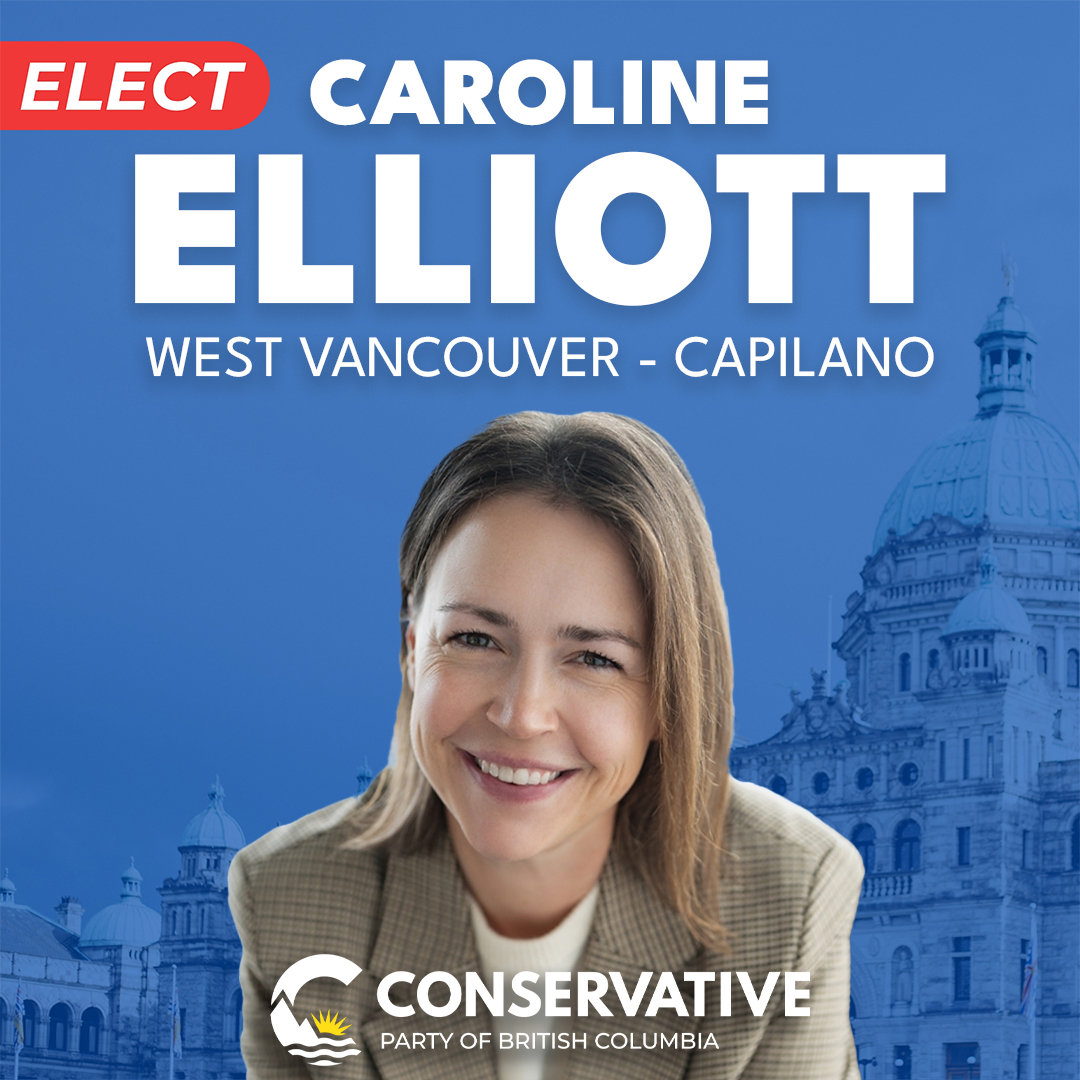 Conservative_BC's tweet photo. We’re pleased to announce Caroline Elliott in West Vancouver - Capilano.

We’re unified and ready to bring the change BC deserves.

https://t.co/kpBxb03I5R https://t.co/sZnsaNOo8v