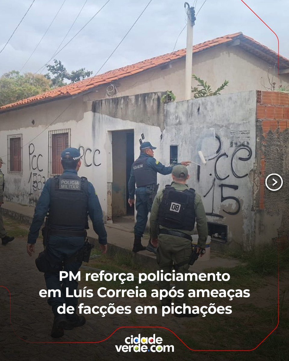 cidadeverde's tweet photo. A Polícia Militar do Piauí (PM-PI) deflagrou, na manhã desta sexta-feira (25), uma operação para reforçar o policiamento ostensivo em Luís Correia, no litoral do estado. 

Acesse: https://t.co/PaFh6iUrMl https://t.co/xGafyHdkdX