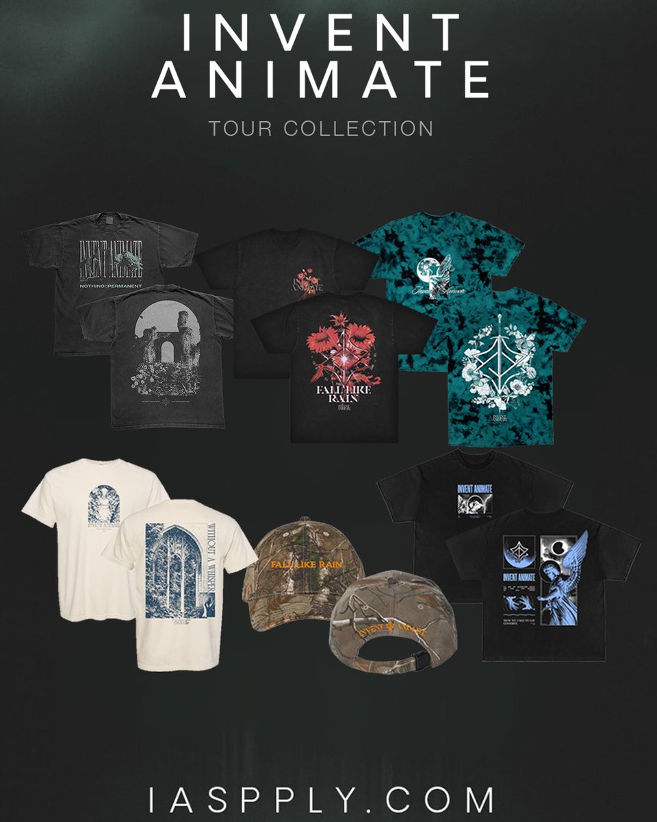 Invent_Animate's tweet photo. We have several new merch items uploaded to our site with limited quantities. As we prepare for the upcoming season of the band, this will be our final offering of these designs. Move quickly. https://t.co/HJfPTYrS2e