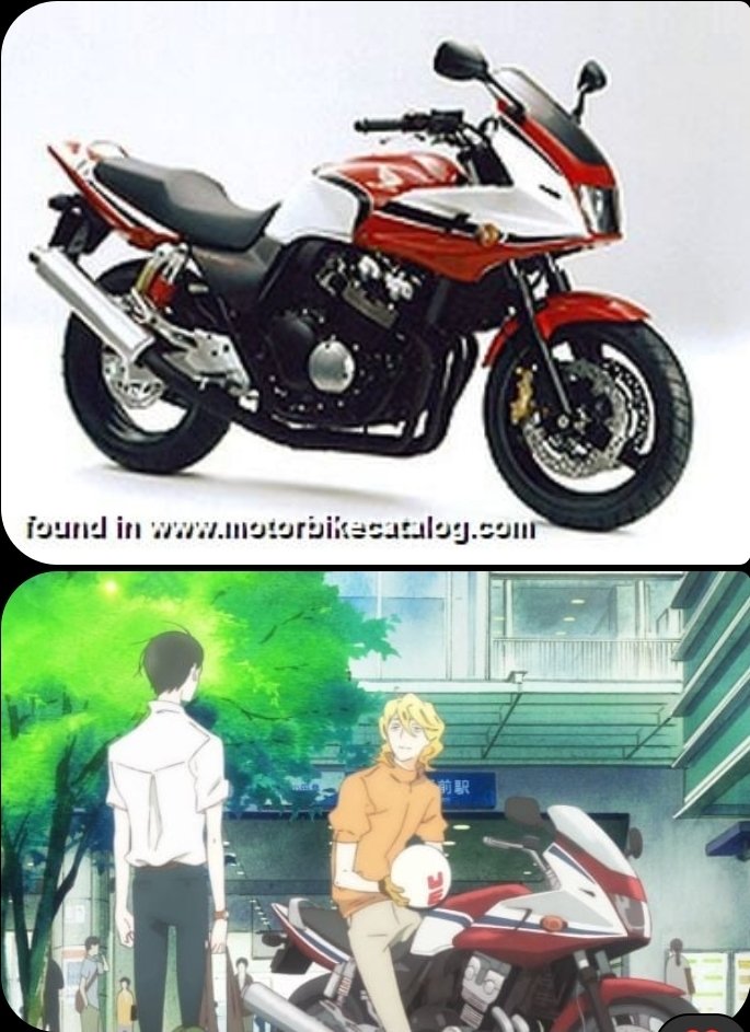 sayen_jpg's tweet photo. I needed to draw Kusakabe's motorcycle so I did some research for reference photos.

In the animated movie he drove a cb400sb, for the manga it was a cb1300 bol d'or (or at least I think so). I found this very interesting! https://t.co/G1nuQBcUAX