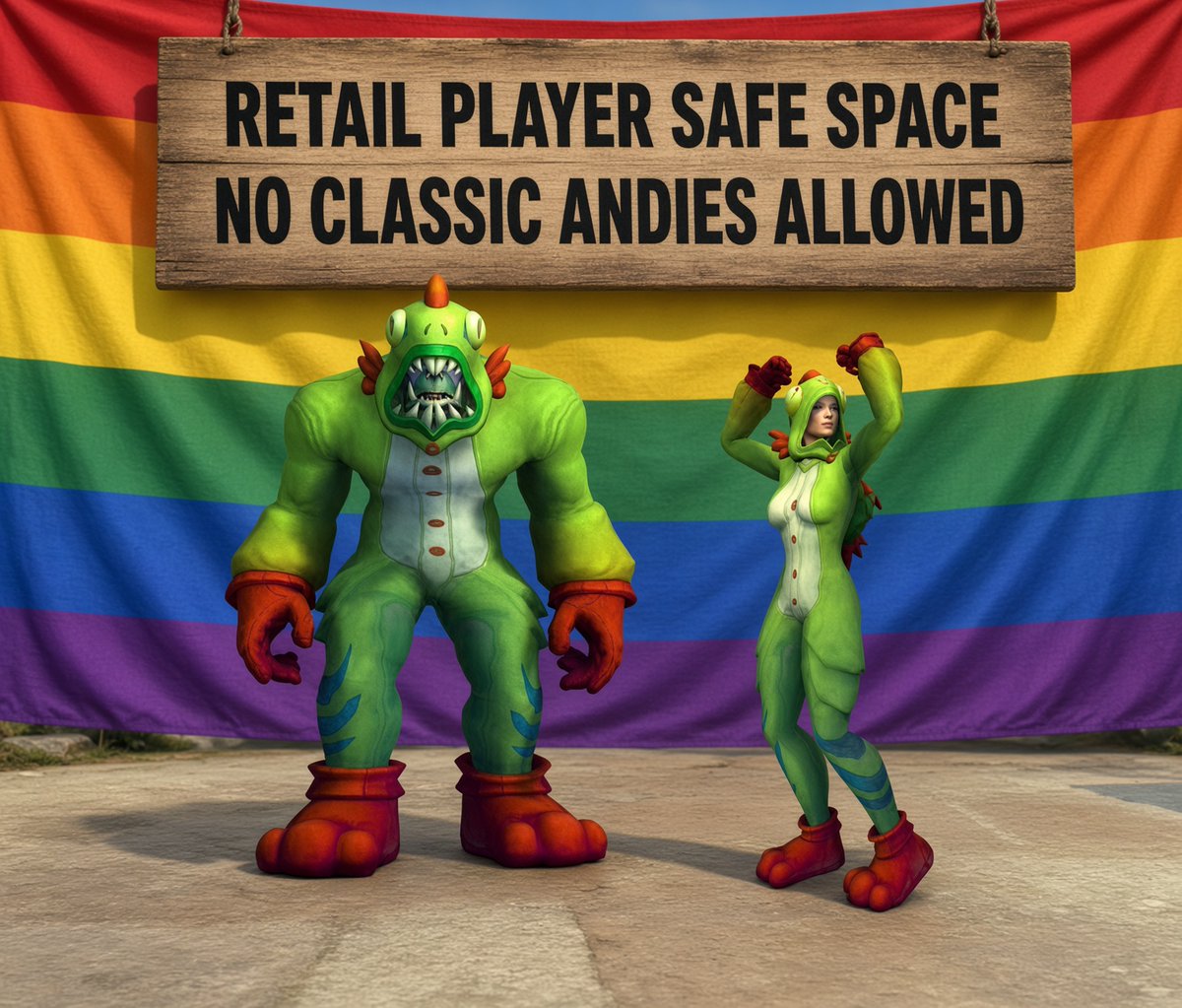 Tonytwotiem's tweet photo. Something is shifting in gaming, and @Asmongold is probably the biggest person giving it a megaphone.

For years, traditional gamers were told the culture had moved on. Shut up, adapt, stop complaining. Every criticism of censorship, forced “safe spaces,” corporate politics or sanitized game design was treated like some moral defect.

But safe spaces follow the money too.

Retail WoW didn’t drift in this direction in a vacuum. Activision Blizzard literally incorporated DEI/ESG priorities into corporate governance and investor-facing reporting. That doesn’t mean investors designed your quests. It means the incentives behind the cultural shift were institutional and financial, not some spontaneous evolution of “what gamers wanted.” 

And now the market is answering.

If modern Retail represented everything WoW players wanted, Blizzard wouldn’t be pouring resources into WoW: Forever, rebuilding the old world around slower progression, danger, community and actual MMO friction.

The Forever beta pulled numbers so insane that Josh Greenfield called them the craziest he’d seen in 17 years at Blizzard. 

Meanwhile Retail increasingly caters to a completely different type of player: mounts, pets, transmog, toys, collections, monthly cosmetic rewards. Blizzard openly built entire systems around that loop. Nothing wrong with liking it, but pretending that audience represents the traditional hardcore MMO player is ridiculous. 

That’s why there’s so much resentment toward Retail players right now.

To a lot of old-school players, they don’t just represent another version of WoW. They represent the culture that replaced theirs, then spent years telling them they were the problem for wanting it back.

Now Blizzard is building for that audience again.

And suddenly the supposedly outdated gamers are showing up in numbers Blizzard itself wasn’t prepared for.

Funny how quickly “the culture changed” becomes “follow the audience” when the money starts moving.