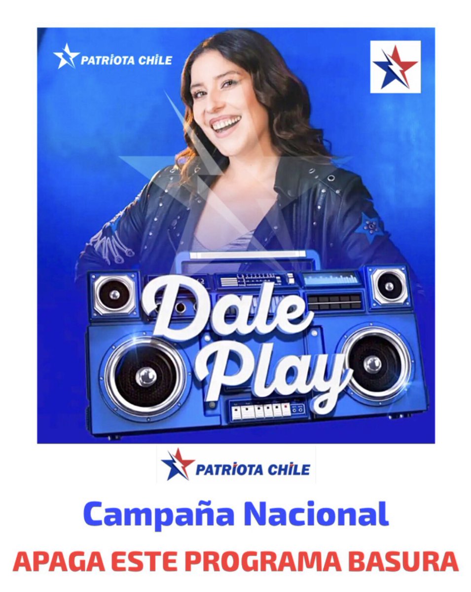 Soubirous_33's tweet photo. 🔴 #URGENTE | Patriotas, Campaña Nacional; APAGA este PROGRAMA BASURA. (Dale Play). Todo Programa Basura donde haya un(a) Zurdo MUGR0S0, hay que APAGARLO. RT #FuisteBuenaQuintanilla  #ApagaElMega #NoEscuchesLaMúsicaDeQuintanilla https://t.co/twrxyaag4z