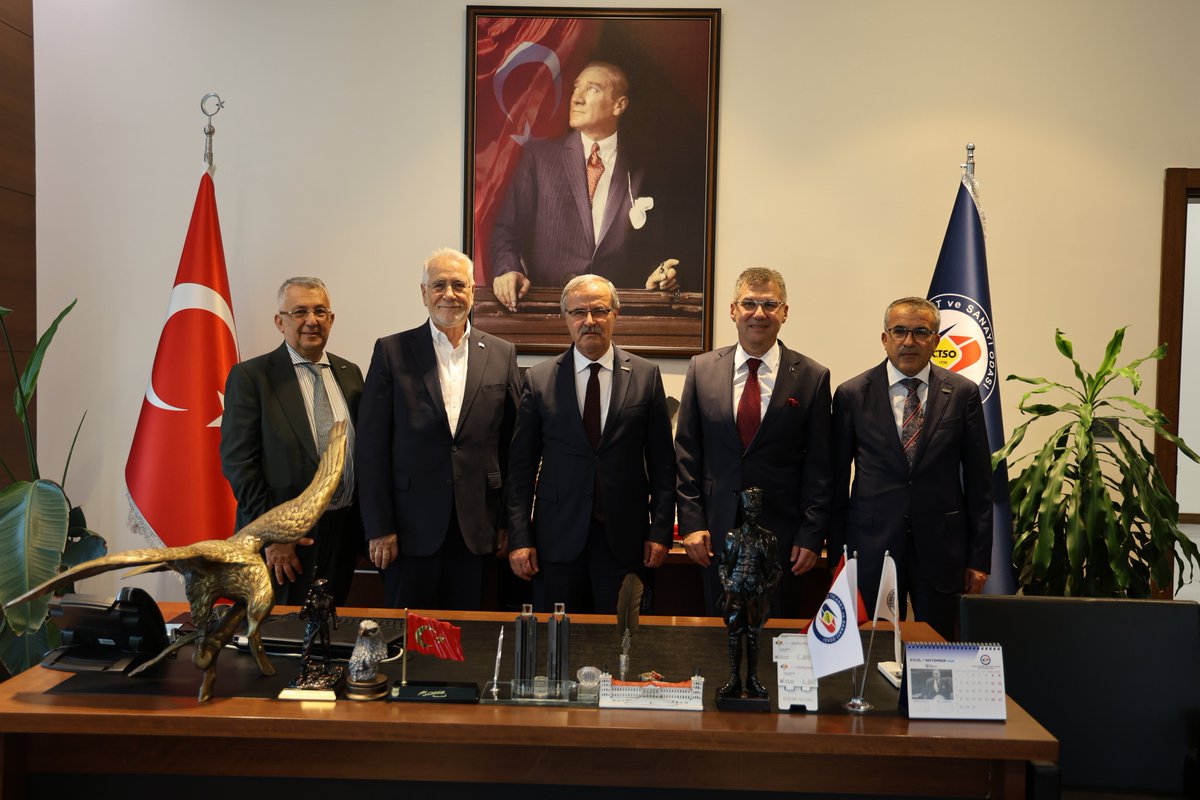 OsbVan's tweet photo. OSBÜK Başkanı Sn. @MemisKutukcu ,  Başkanlığında Yönetim Kurulu Başkanımız Sn. Memet Aslan ve OSBÜK Yönetim Kurulu Üyeleri aynı zamanda Çorlu TSO Meclis Başkanlığı görevini yürüten Ergene 2. OSB Başkan Vekili Sn. @NoyanErdim'ı ziyaret ettiler.

@Osbuk_org 
@memetaslanOSB
@YasarSen30
@FeyatGultepe
@yunus_mirun
@mahmut_akel
@bozyigitozcann