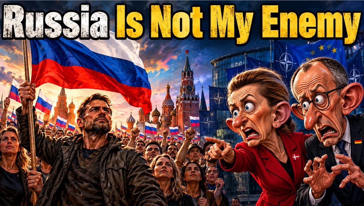 Nordexium's tweet photo. if you believe the same follow i will follow back, repost and get others to follow you There is a movement growing across social media: Russia is not my enemy. And it is growing like a tsunami. You can see the panic from those who cannot stand the message gaining ground. Good. Keep pushing. We need to make one thing absolutely clear: they do not own the power. The people do. Governments may control institutions, but they do not control our minds or convictions. We need to stand up, speak out, and take that power back.