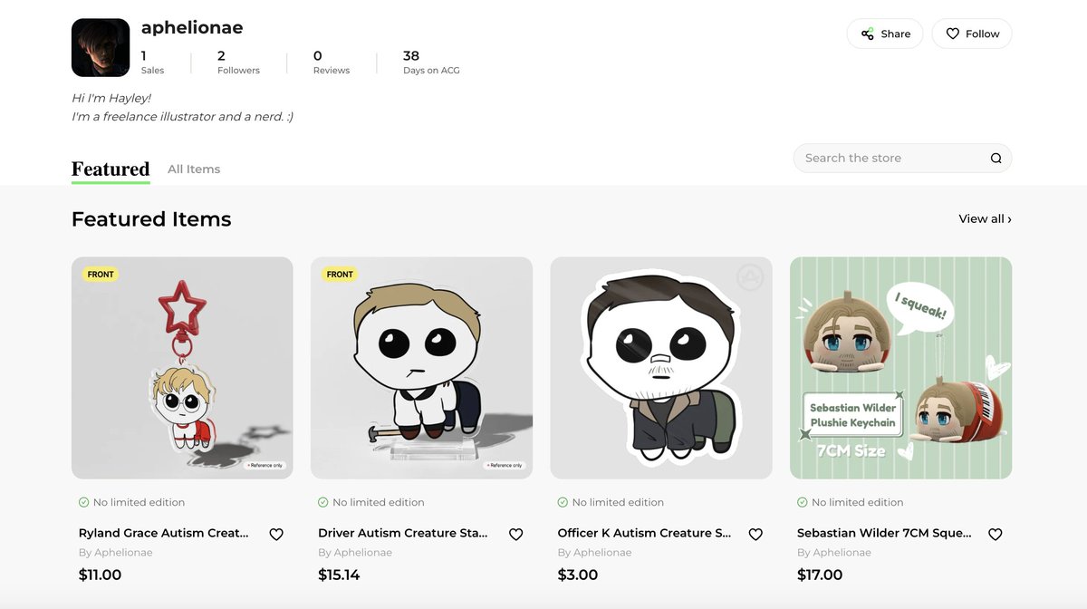 mewhenidrive's tweet photo. Hi friends! I updated my acggoods store to have my rgcu autism creatures in a few formats! Money is a bit tight so if you would like to support me I'd greatly appreciate it!! https://t.co/fnsfRDVlXY