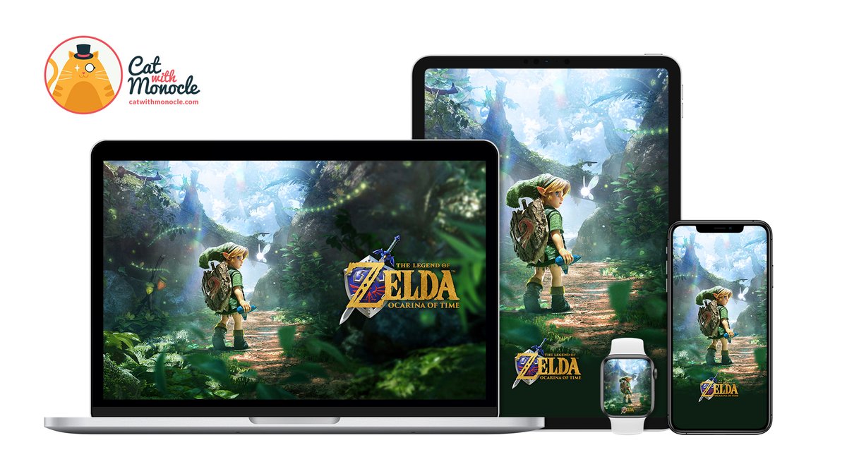 catwithmonocle's tweet photo. Hey! Listen! The Legend of Zelda: Ocarina of Time wallpapers now available: https://t.co/FN71JOEH7y #zelda https://t.co/fgRG55ZgUi