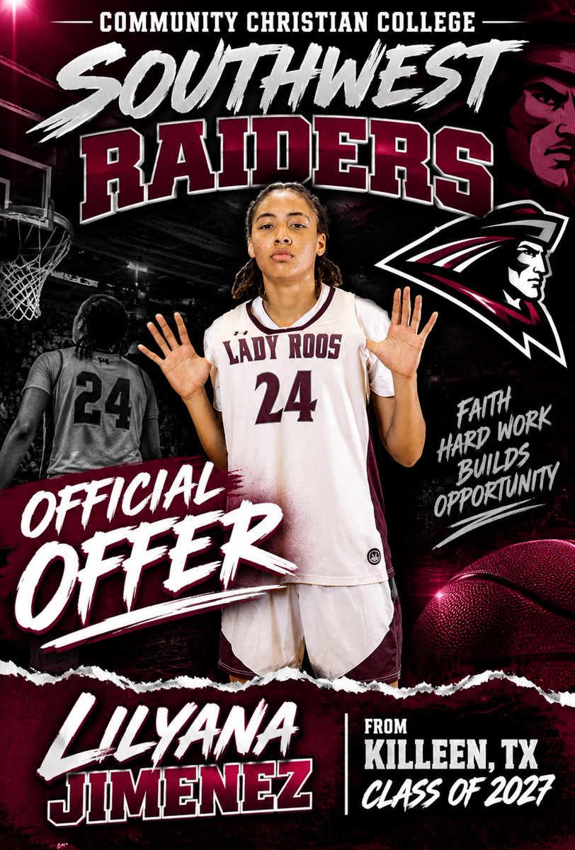 CoachCollier12's tweet photo. Congrats to our very own Lilyana Jimenez and her offer to play at the next level!! So proud of you and many more to come! #SISTERHOOD

@DZeigler17 @CoachSneed1 @KHSLadyRooBball @KilleenISD_ @LadyBlueDevils4 https://t.co/6RBHbZQbwN