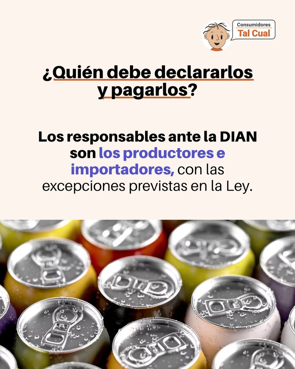 LigaConTalCual's tweet photo. 1/2 Por eso, no todos los productos empaquetados están gravados ni todas las bebidas tienen la misma tarifa. https://t.co/DVSD4nKqBp