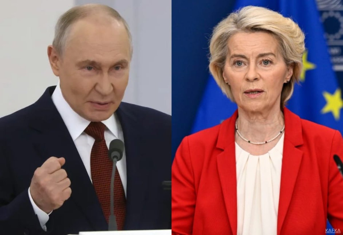 KAFKA_Dev's tweet photo. Ik kom uit Nederland &amp; Rusland is NIET mijn vijand! 
Ik zie de corrupte Ursula von der Leyen &amp; de EU als vijand! 

Jij? https://t.co/PNLEL1Sp5d