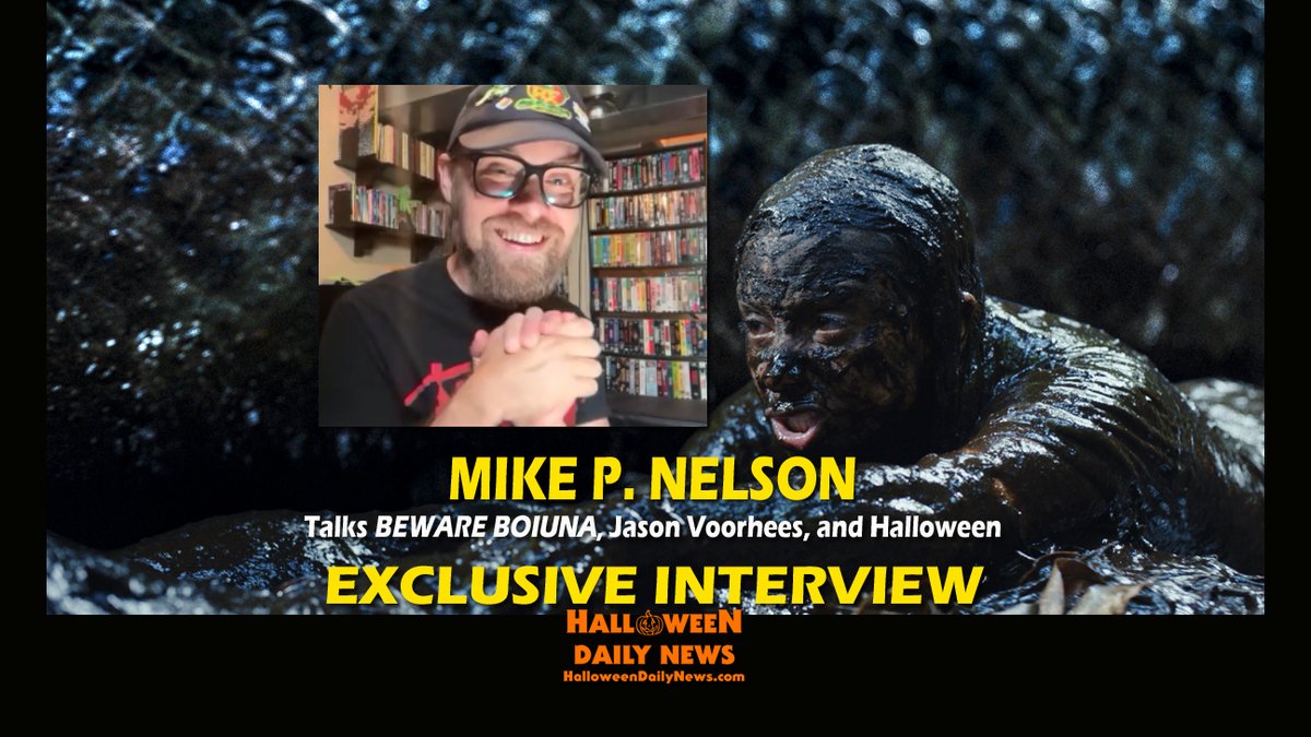 HalloweenDaily's tweet photo. Mike P. Nelson will direct the next SAW movie, and today he talks making the JAWS of snake movies with BEWARE BOIUNA, directing a new vision of Jason Voorhees in SWEET REVENGE, and what Halloween means to him in our exclusive NEW INTERVIEW. Watch: https://t.co/hJPauIieHH 🎃📷 🎃 https://t.co/anNxIOLeDo
