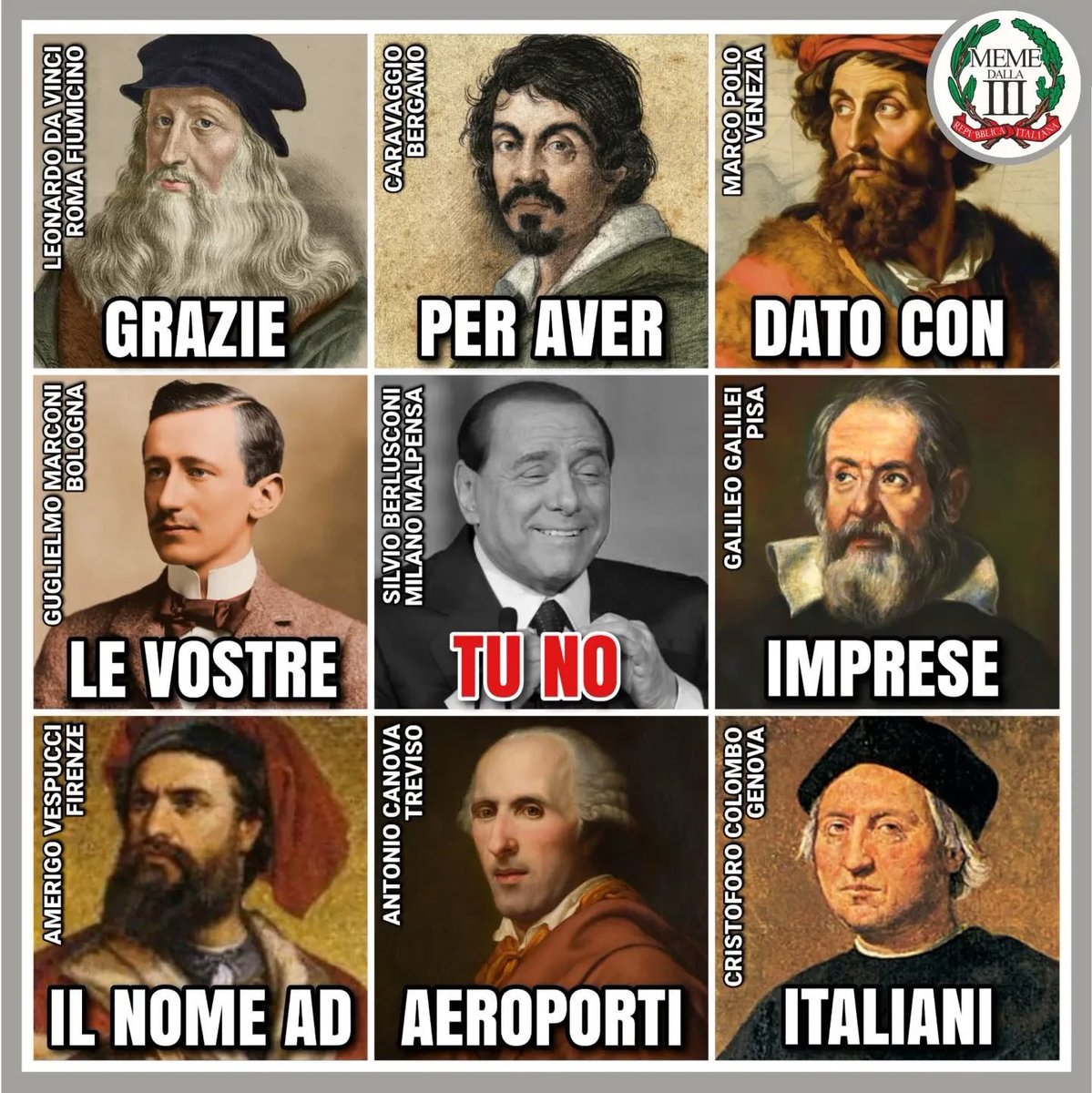 MemeTerzaRep's tweet photo. Non siamo un paese, siamo un sogno.￼ https://t.co/zMcKga3aZa