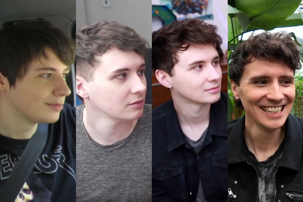 howellslesbians's tweet photo. i could write essays on dans hair getting curlier and him caring less about it being straight as the years go on https://t.co/DrGEBEjiXQ