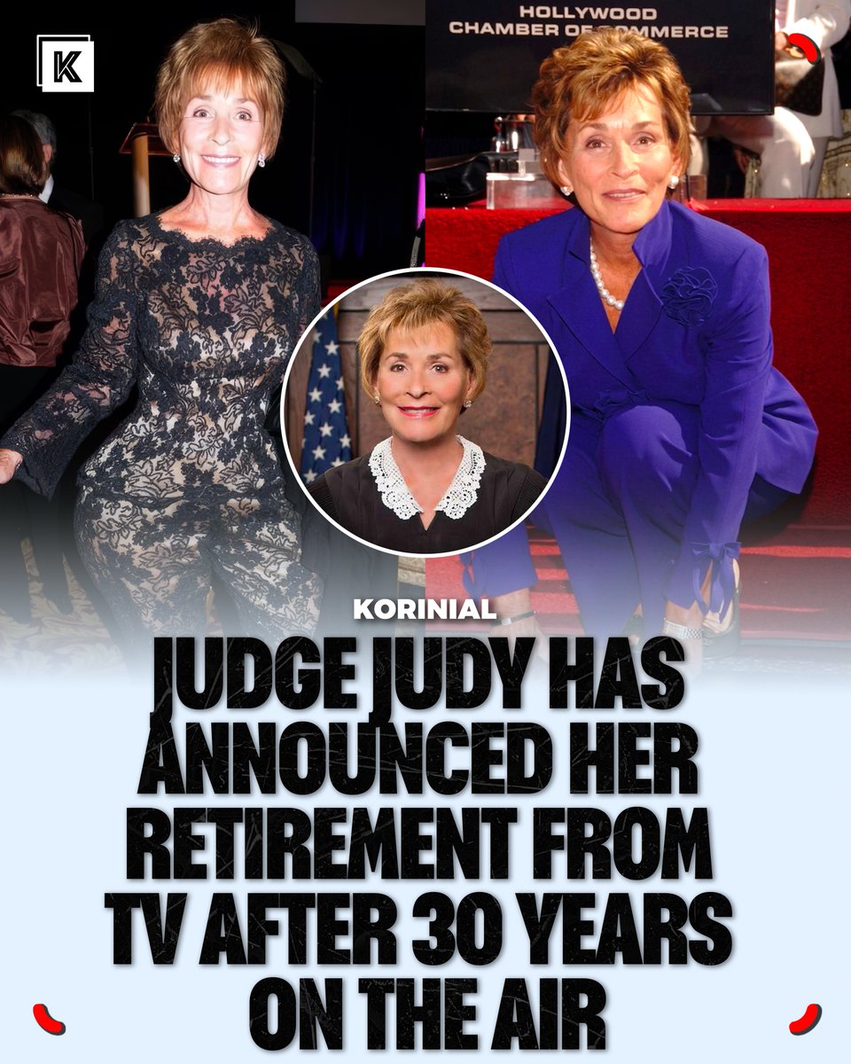 JoettaDell's tweet photo. After 30 years on television, Judge Judy is reportedly closing the courtroom doors. Her son, former prosecutor Adam Levy, is set to carry on the family legacy with his own series, Adam’s Law, premiering September 14. https://t.co/ocs4C4zMyY