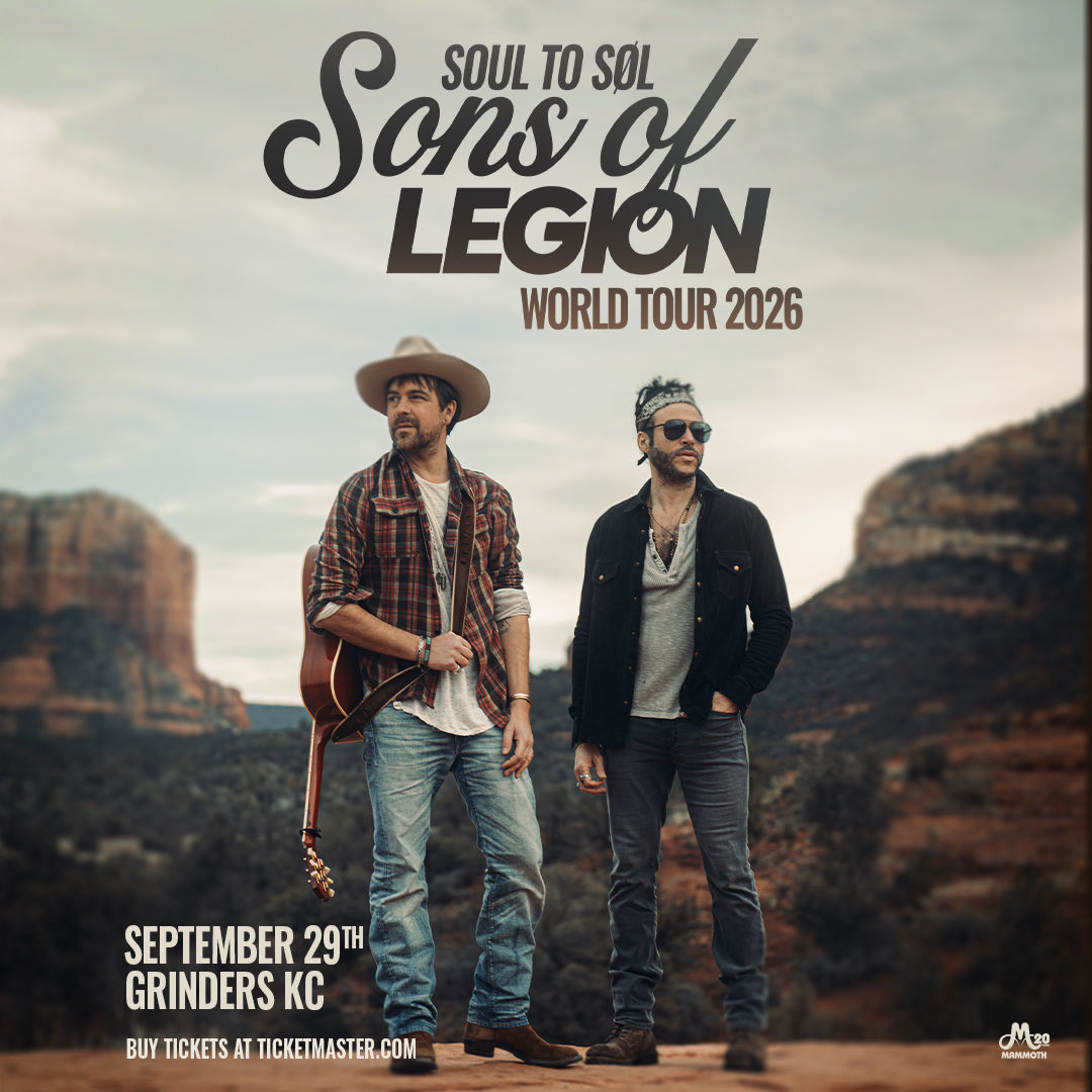 GrindersKC's tweet photo. 🤘CONTEST ALERT 🤘
Want to see @SonsOfLegion_ at Grinders KC on 9/29?!
Enter to win by commenting below &amp; telling us who you’d bring w/ you!
🎟️ Winners will be chosen Monday &amp; contacted directly through DM.
Good luck! 🤘

@MammothLive 
@senoritadrinks 
@GrindersKC https://t.co/GdZza3zUTT