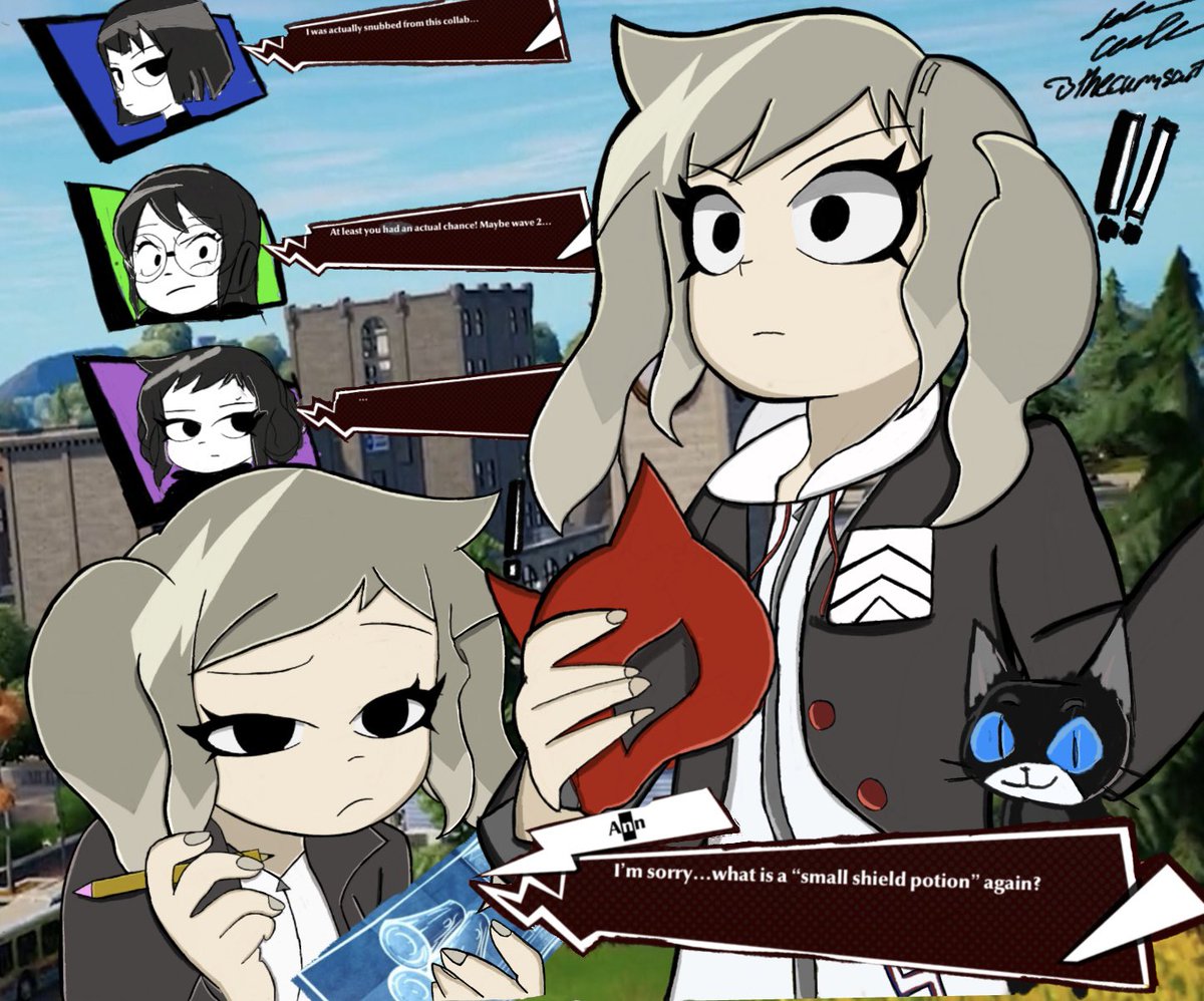 TheCarmsArt's tweet photo. Ann Takamaki Fortnite https://t.co/3ELMlGodZk