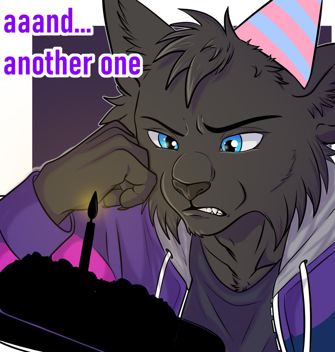 LutzThaKitten's tweet photo. Happy Birthday me🎂

#furryartㅤㅤㅤ https://t.co/KAmQH7OOUl