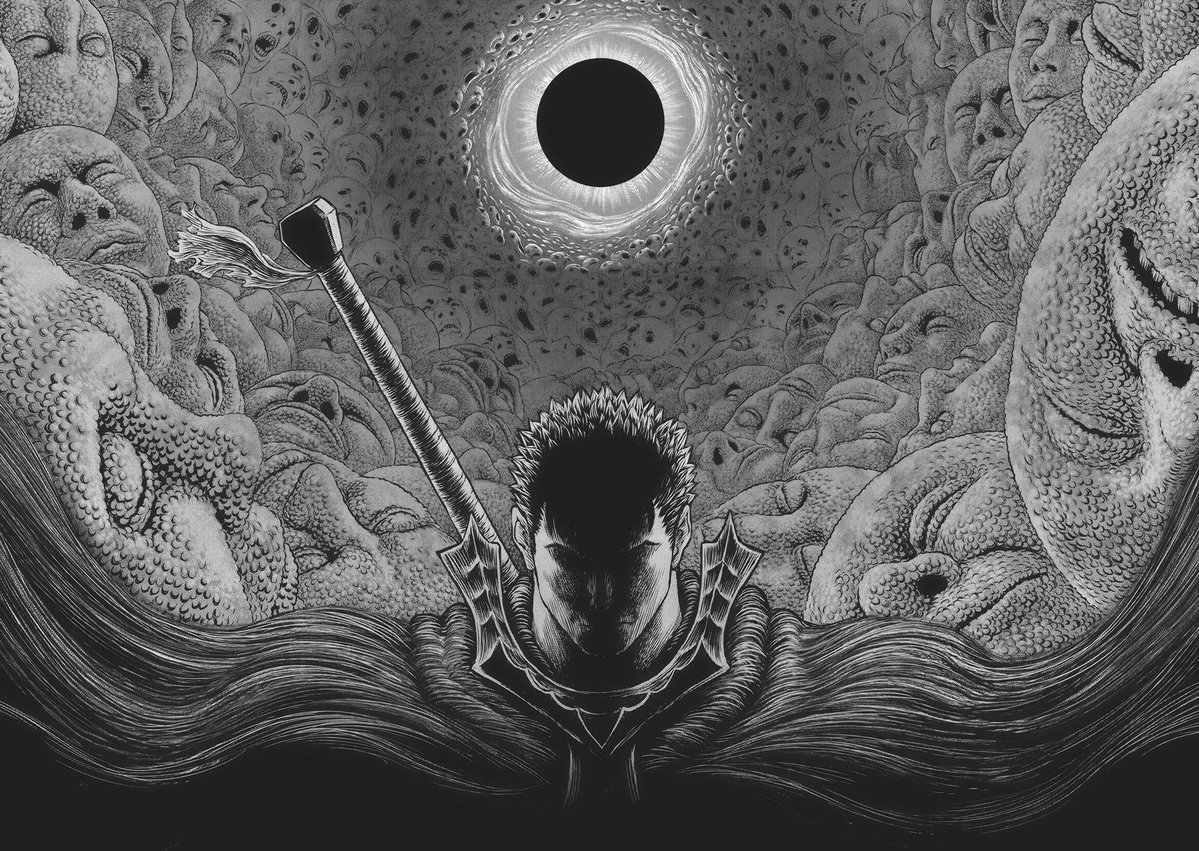 shnlxrd's tweet photo. Les planches de Berserk nécessitent une étude. C'est incroyable. https://t.co/bmI8251jlo