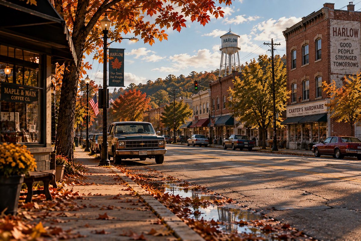 HarlowTheGame's tweet photo. Afternoons in Harlow have a way of making you forget.

The streets are warm. The stores are open. Neighbors wave as they pass.

For a few more hours, it almost feels like nothing bad could ever happen here.

Almost.
#indiedev #horror #game #games #slasher #videogames https://t.co/YDrHnS741i