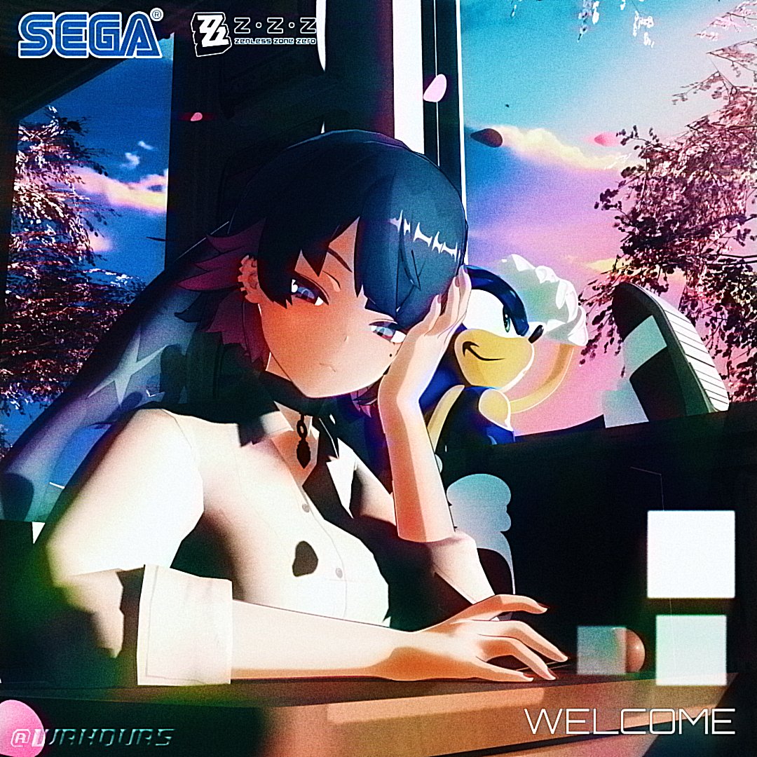 Wahvys's tweet photo. After school vibes #ellenjoe #ZenlessZoneZero‌ #aero #Sonicthehedgehogㅤㅤㅤ https://t.co/47Oipam777