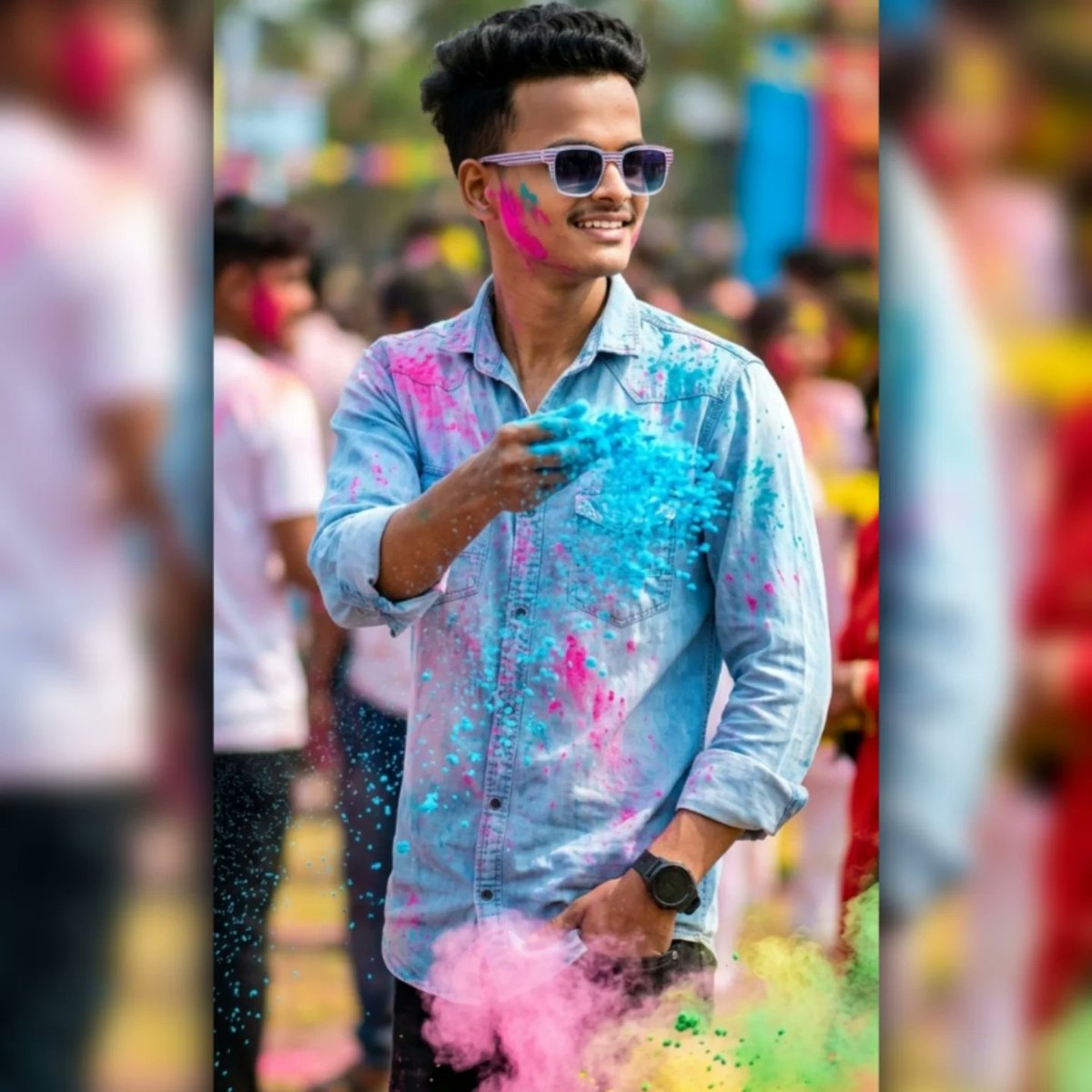 LoganFieldqwep's tweet photo. Happy Holi, my Babu! तुम्हारी आँखों का नशा ही मेरी होली का रंग है। तुम बिन सब अधूरा है, my jaan. https://t.co/CWPBI2vZdT