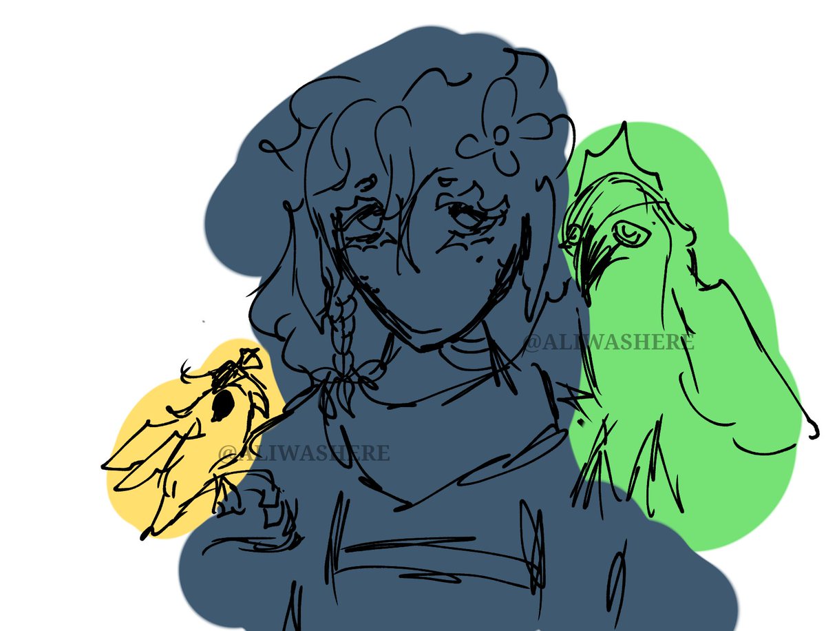 ALIW4SHERE's tweet photo. Royal trio I think they are called,,,
#Reinadrop #Parrotx2 #Theobaldthebird #Unstableuniverse https://t.co/bBUBGUgBya