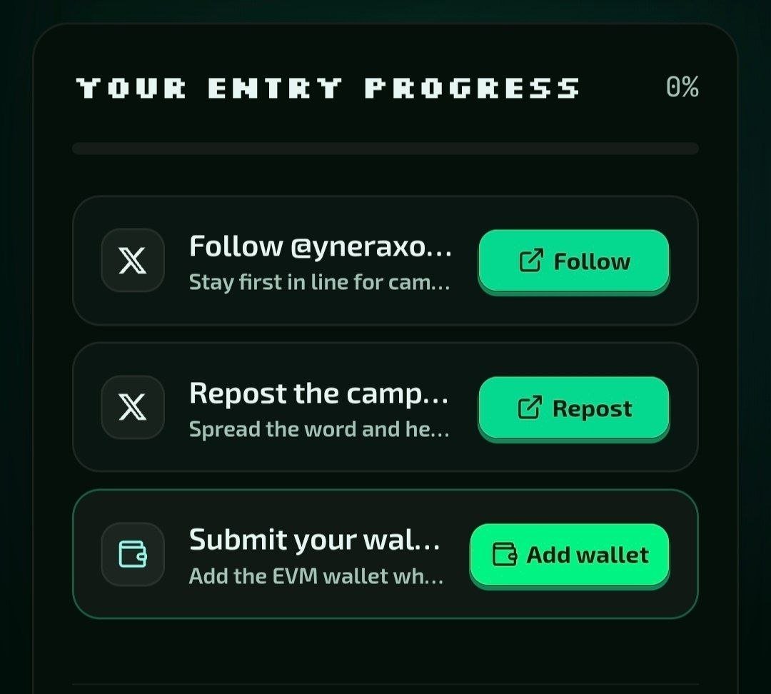 PiMigrate's tweet photo. Ynerax $5 USDT 20K Winner, Join With Multiple Profile.

Offer Link:-
https://t.co/FcwmltxVqG

Sigup With X Account 
Complete Tasks 
Submit BSC address https://t.co/ct4Bopx2mO