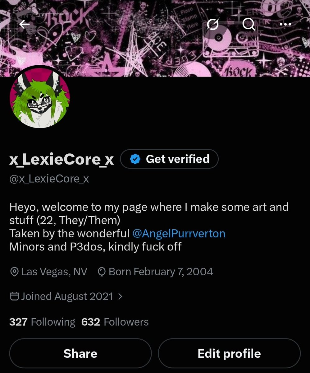 x_LexieCore_x's tweet photo. Rebranding time baby! https://t.co/8GqisKdWcf