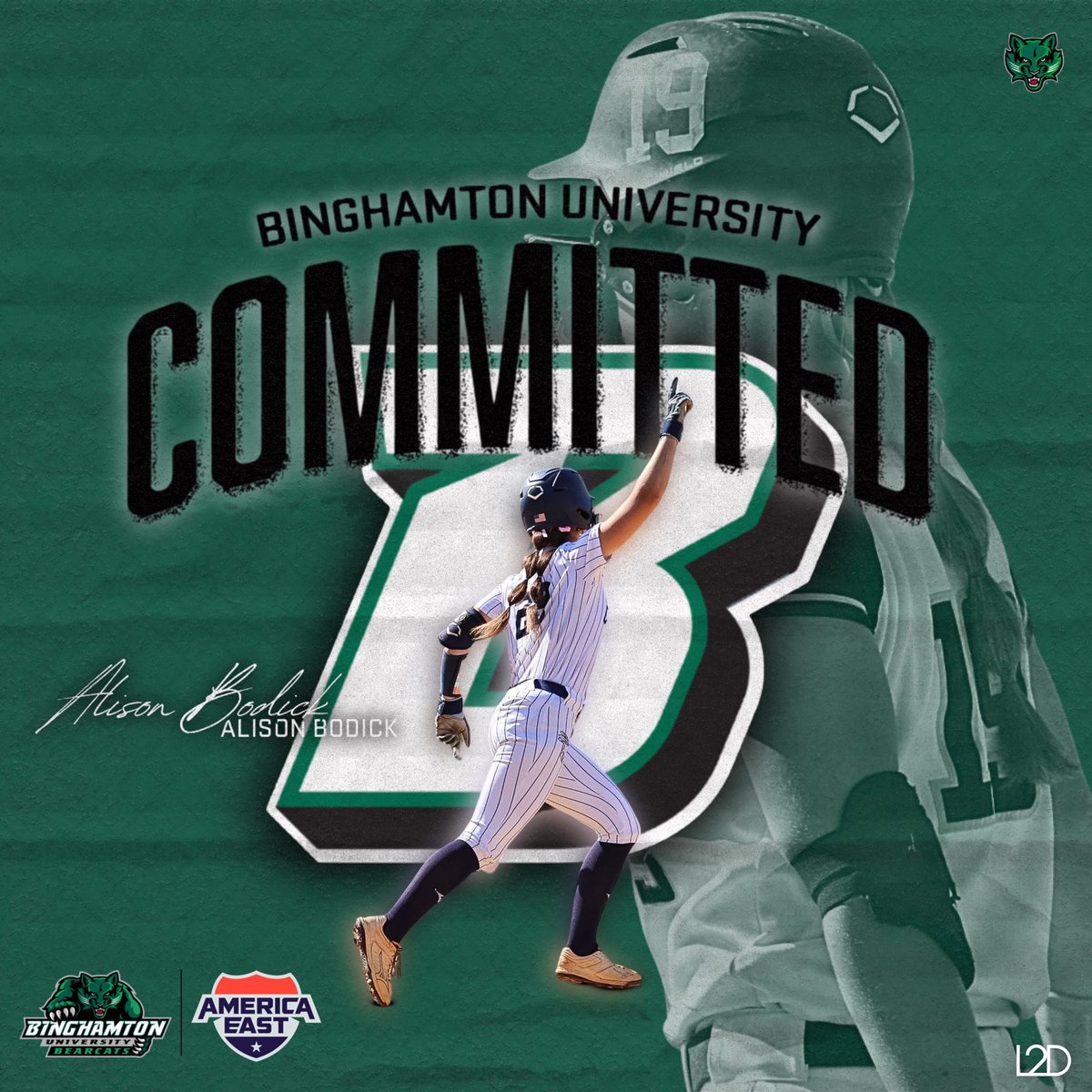 alison_bodick19's tweet photo. Headed to the 607💚 #committed
@BinghamtonSOFT @JBUMP_BU @MichaelaTransue @APR_Ruggiero @GoldGarvey @DiamondAddicts @USASoftball @ExtraInningSB @SoftbalAmerica @PrepSoftball @LineDsoftball https://t.co/0Tzdk7ef9J