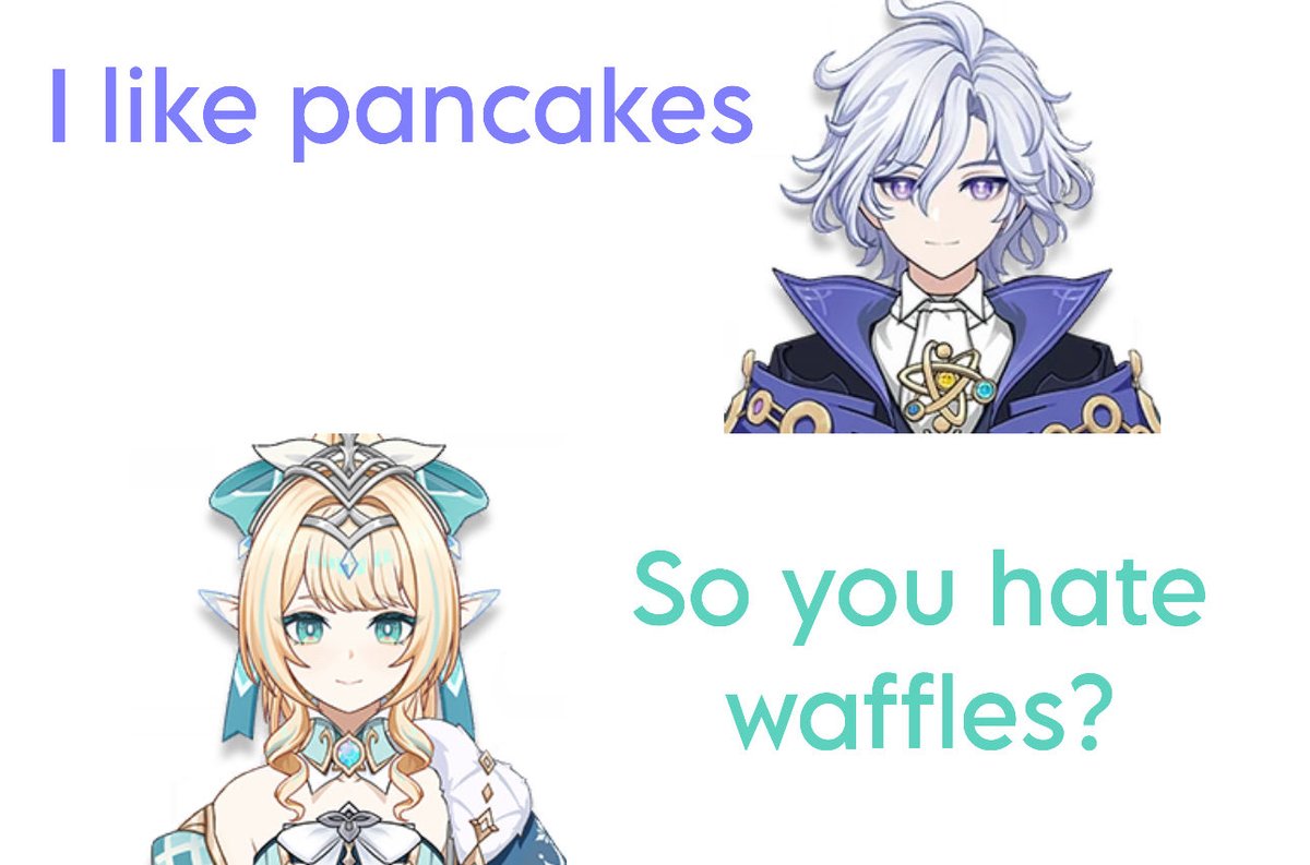 VividBadSquad_'s tweet photo. #Mitya #Vesna they’d be the pancakes and waffles of Teyvat lowkey https://t.co/Vr9noGo94P