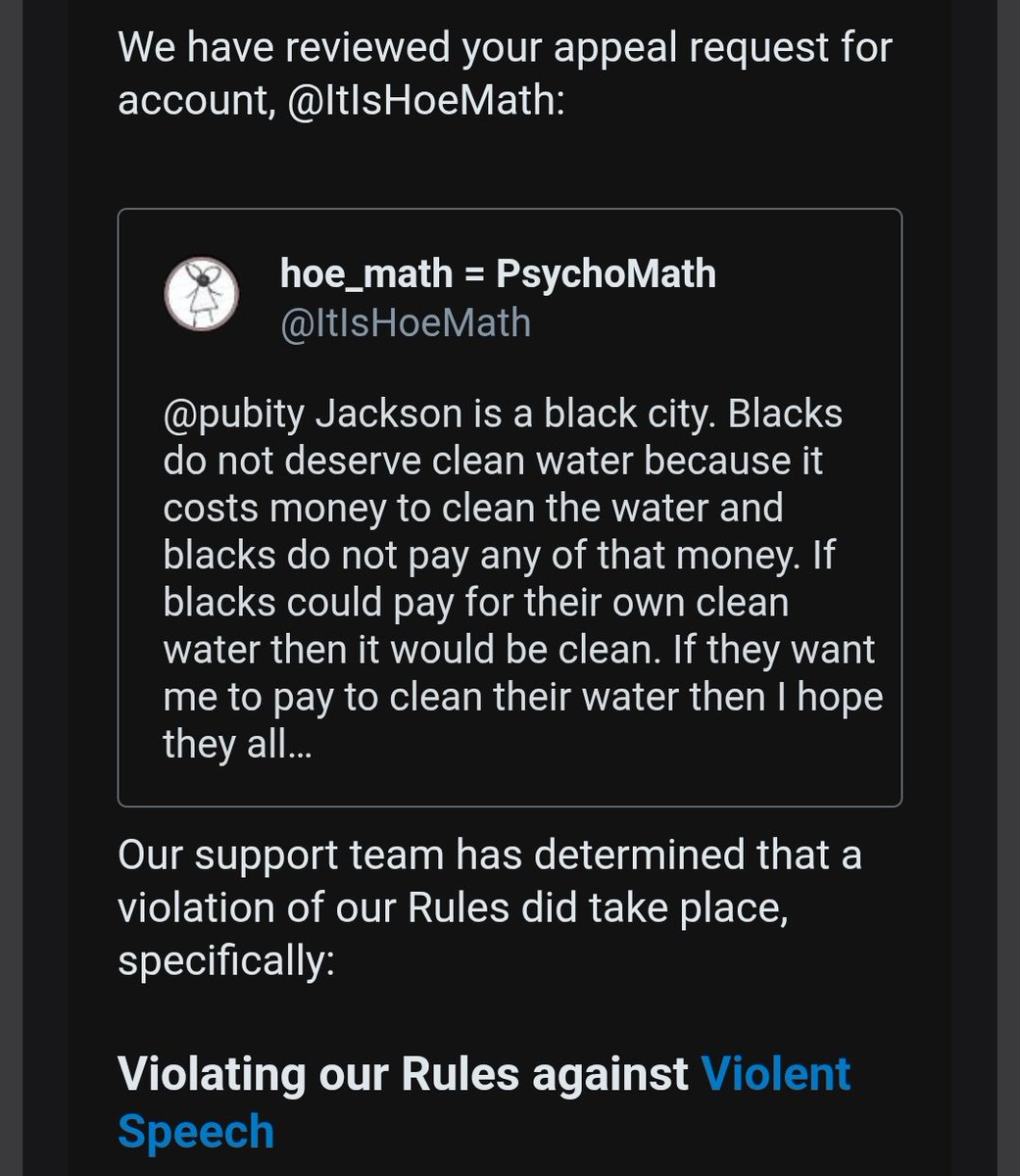 itispsychomath's tweet photo. My main is banned for a  entire year because of this 100% clean post.

Follow me here instead https://t.co/jJTIRA1vly