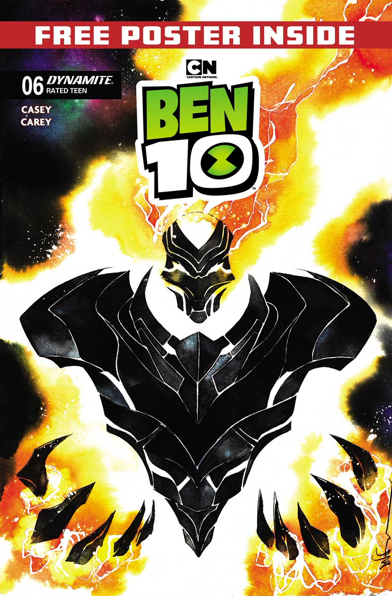 DynamiteComics's tweet photo. Monday is the Final Order Cutoff for Ben 10 #6 from Joe Casey and Robert Carey. Look for the covers by Robert Carey, Duncan Rouleau, Dustin Nguyen, Sebastian Piriz and Eric Canete. Also look for the virgin variants.
#ben10 #cartoonnetwork #joecasey #robertcarey #duncanrouleau #dustinnguyen #sebastianpiriz #ericcanete
https://t.co/rNuMBghZfi