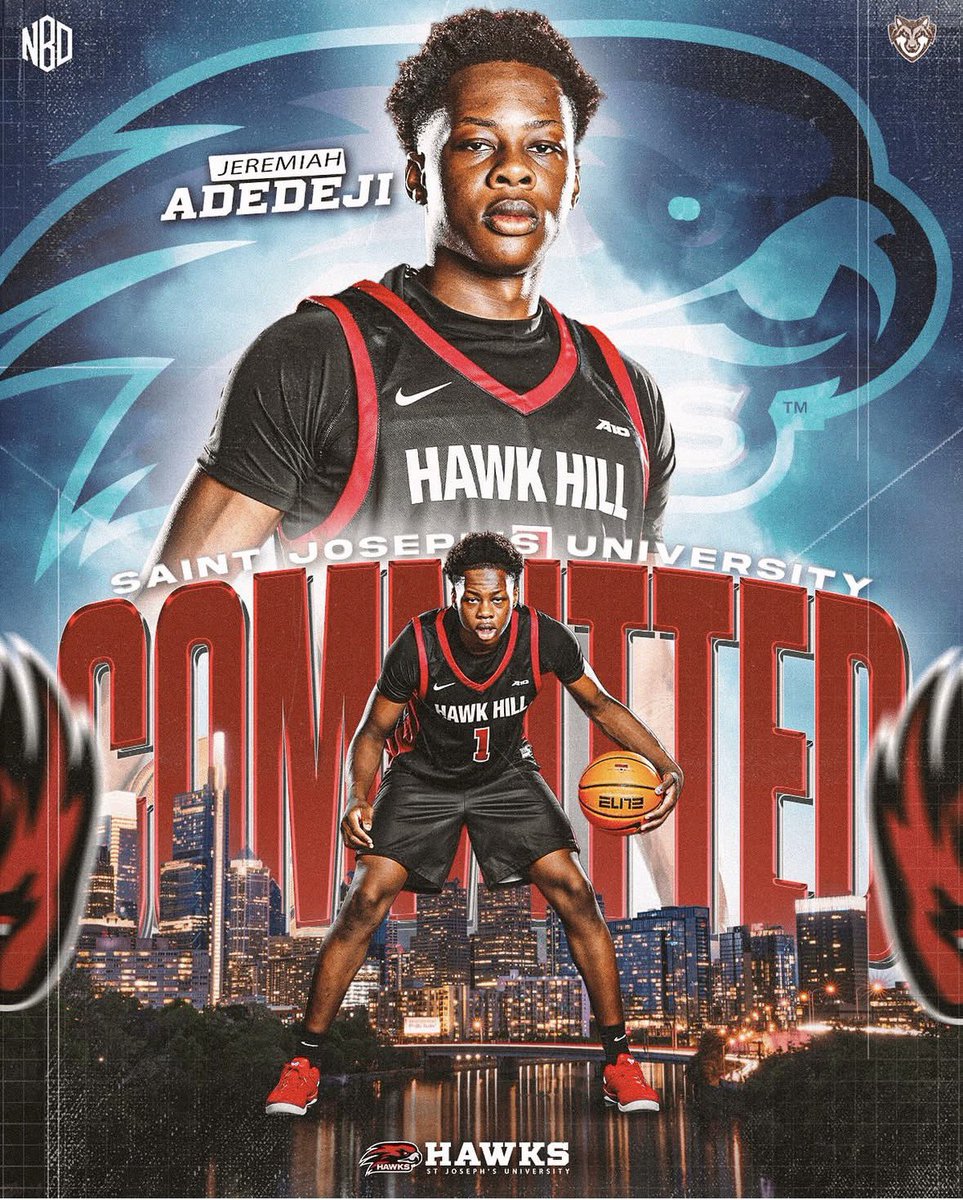 richflanagan33's tweet photo. 2027 @fjhoops F Jeremiah Adedeji (@jerryadedeji1) has committed to @SJUHawks_MBB, per his Instagram page.

The 6-9 @FJAthletics forward avg. 8.2 ppg, 6.1 rpg &amp; 1.3 bpg in leading @FatherJudgeHS to the 2026 @PCLAthletics title. Athletic and versatile big with perimeter range https://t.co/mXg0q6HVxR